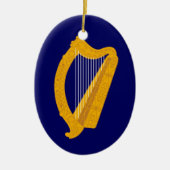 Ireland Harp en Anthem Ornament (Voorkant)