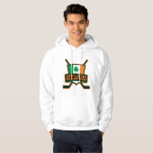 Ireland Ice Hockey Logo Hoodie (Voorkant volledig)