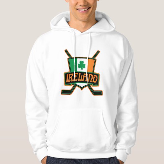 Ireland Ice Hockey Logo Hoodie (Voorkant)