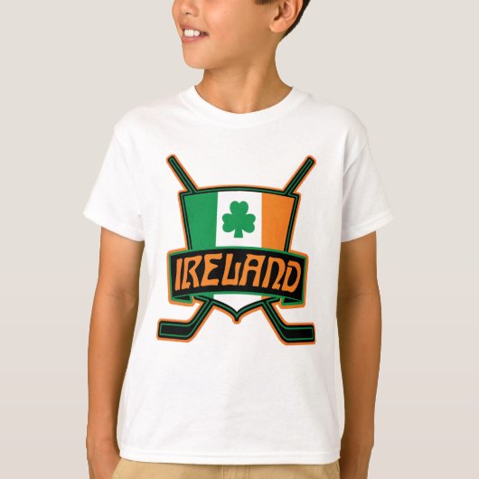 Ireland Ice Hockey Logo T-shirt (Voorkant)