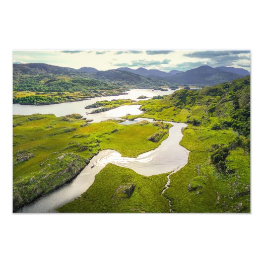 Ireland in Motion and Stillness Foto Afdruk (Voorkant)