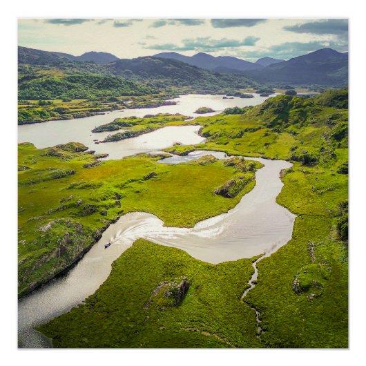 Ireland in Motion and Stillness Perfect Poster (Voorkant)