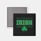 Ireland Irish Ancestry Varsity Style For Men Women Magneet (Voorkant / Achterkant)