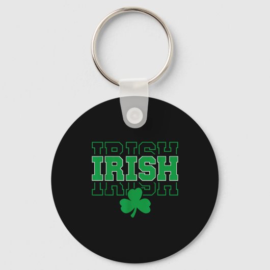 Ireland Irish Ancestry Varsity Style For Men Women Sleutelhanger (Voorkant)