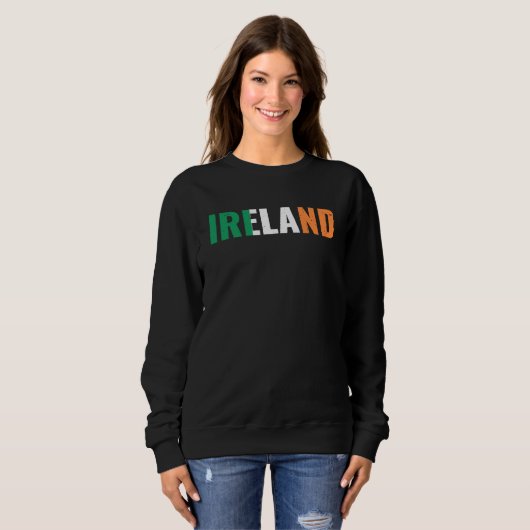 Ireland Irish Home Pride Irish Flag Trui (Voorkant volledig)