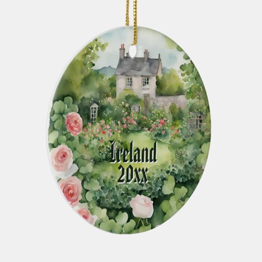Ireland Irish House Keramisch Ornament (Rechts)