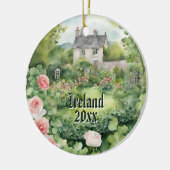 Ireland Irish House Keramisch Ornament (Links)