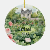 Ireland Irish House Keramisch Ornament (Achterkant)