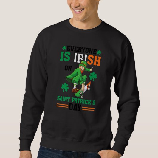Ireland Irishman Irish Map Irish Flag St Patricks  Trui (Voorkant)