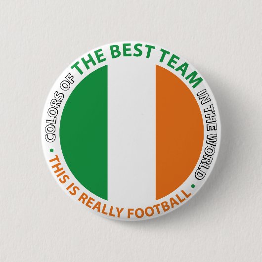 Ireland Irlanda Art Shield Ronde Button 5,7 Cm (Voorkant)