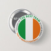 Ireland Irlanda Art Shield Ronde Button 5,7 Cm (Voorkant /achterkant)