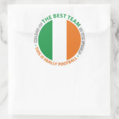 Ireland Irlanda Art Shield Ronde Sticker (Tas)