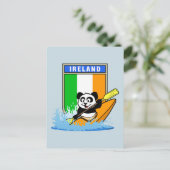 Ireland Kayaking Panda Briefkaart (Staand voorkant)