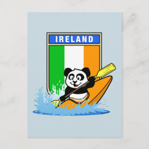 Ireland Kayaking Panda Briefkaart