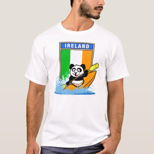 Ireland Kayaking Panda T-shirt (Voorkant)