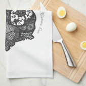 Ireland Kenmare Lace Print Theedoek (Quarter Fold)