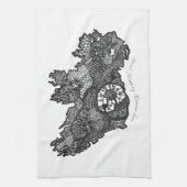 Ireland Kenmare Lace Print Theedoek (Verticaal)