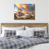 Ireland Lake Sunrise - Yosemite Canvas Afdruk (Insitu (Slaapkamer))