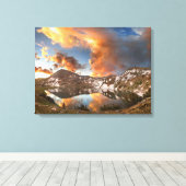 Ireland Lake Sunrise - Yosemite Canvas Afdruk (Insitu (Houten vloer))