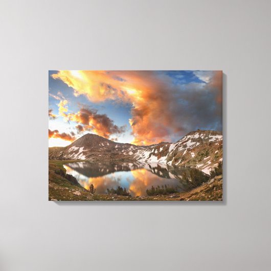 Ireland Lake Sunrise - Yosemite Canvas Afdruk (Voorkant)