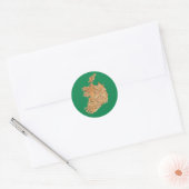 Ireland Map Sticker (Envelop)
