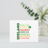 IRELAND METROKUNST BRIEFKAART (Staand voorkant)