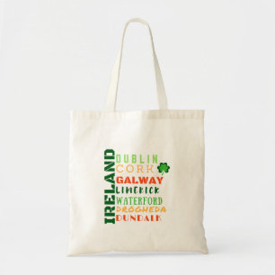IRELAND METROKUNST TOTE BAG