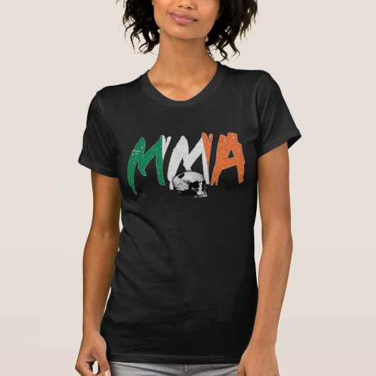 Ireland MMA Skull Dames T-shirt (Voorkant)