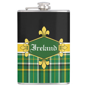 Ireland National tartan, Customize with name Heupfles