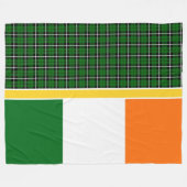 Ireland National Tartan, flag, Add afbeelding of n Fleece Deken (Voorkant (Horizontaal))