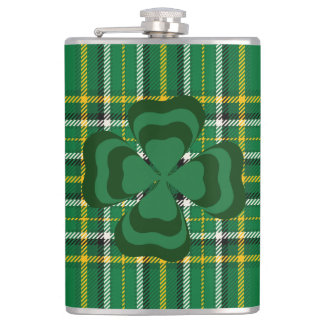 Ireland National Tartan, Shamrock, Voeg een naam t Heupfles