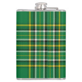 Ireland National Tartan, Shamrock, Voeg een naam t Heupfles (Achterkant)
