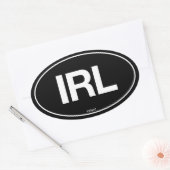 Ireland Oval Ovale Sticker (Envelop)