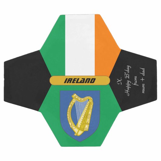 Ireland Personalized, Flag, Foto Voetbal (Enkel)