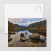 Ireland Photographic River Scene with gaelic quote Briefkaart (Voorkant / Achterkant)