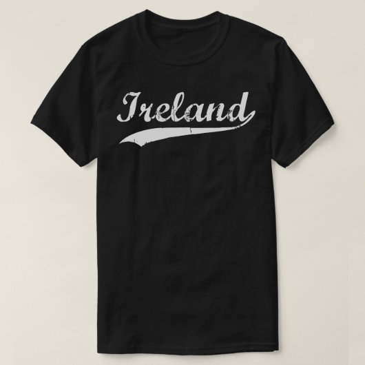 Ireland Pride  Retro St Patricks Day Varsit T-shirt (Design voorkant)