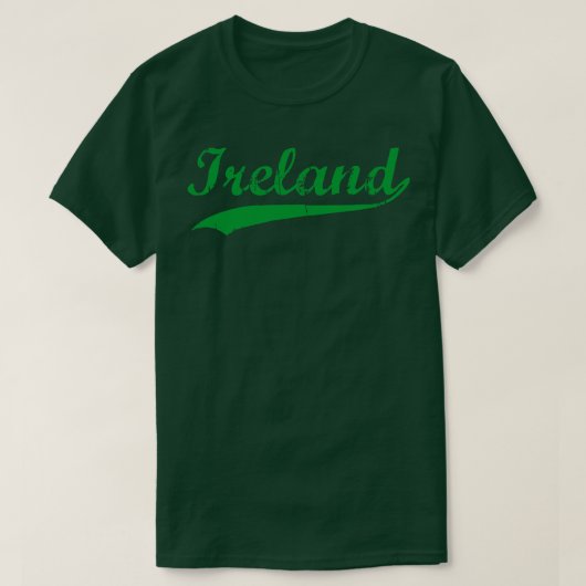 Ireland Pride Retro St Patricks Day Varsit T-shirt (Design voorkant)