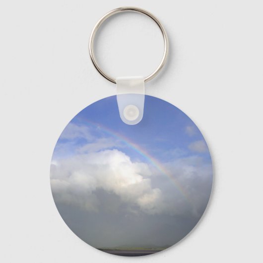 Ireland Rainbows Couds Sky Sleutelhanger (Voorkant)