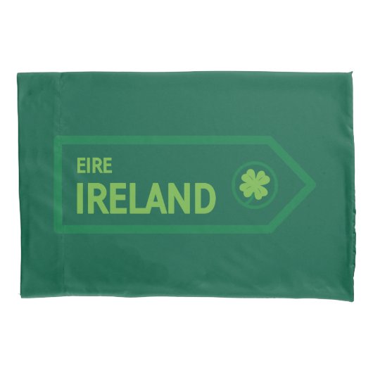 Ireland Road Sign Kussensloop (Voorkant)