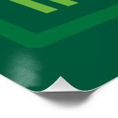 Ireland Road Sign Perfect Poster (Hoek)
