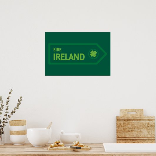 Ireland Road Sign Poster (Keuken)