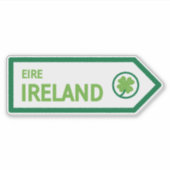 Ireland Road Sign Sticker (Voorkant)