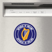 Ireland Round Emblem Magneet (Insitu (Vaatwasser))