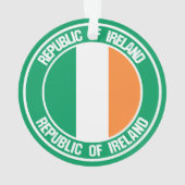 Ireland Round Emblem Ornament (achterkant)