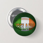 Ireland Rugby Ball Ronde Button 5,7 Cm (Voorkant /achterkant)
