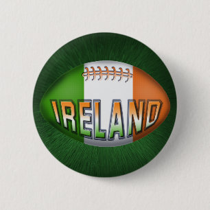 Ireland Rugby Ball Ronde Button 5,7 Cm