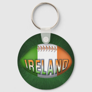 Ireland Rugby Ball Sleutelhanger