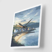 Ireland Scenic Clock Vierkante Klok (Hoek)