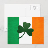 Ireland Shamrock Briefkaart (Voorkant / Achterkant)