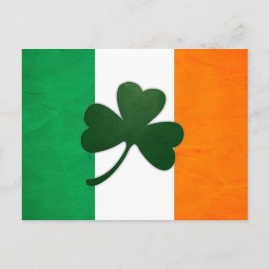 Ireland Shamrock Briefkaart (Voorkant)